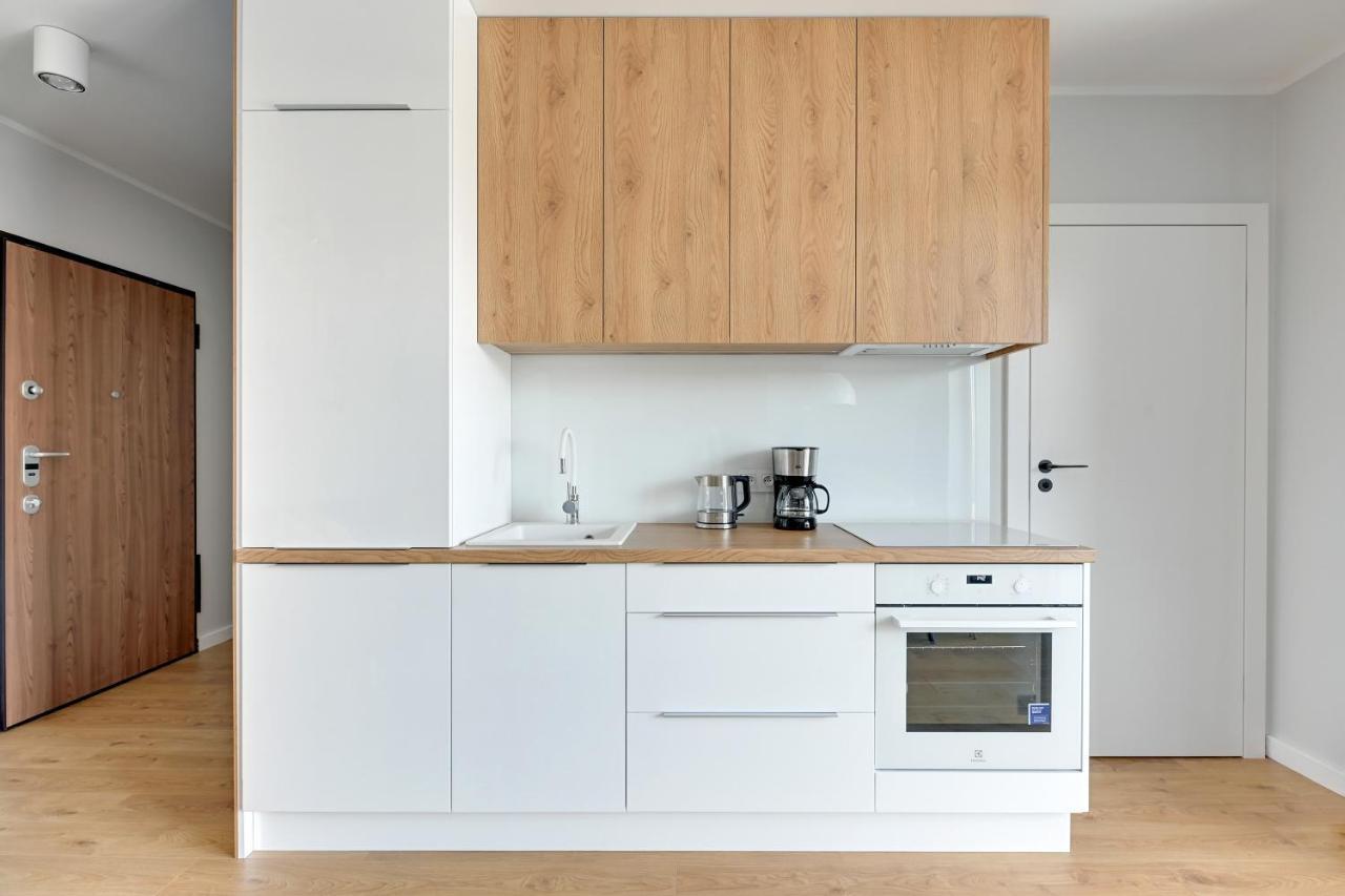Wave Apartments - Swietej Barbary 11/60 กดัญสก์ ภายนอก รูปภาพ